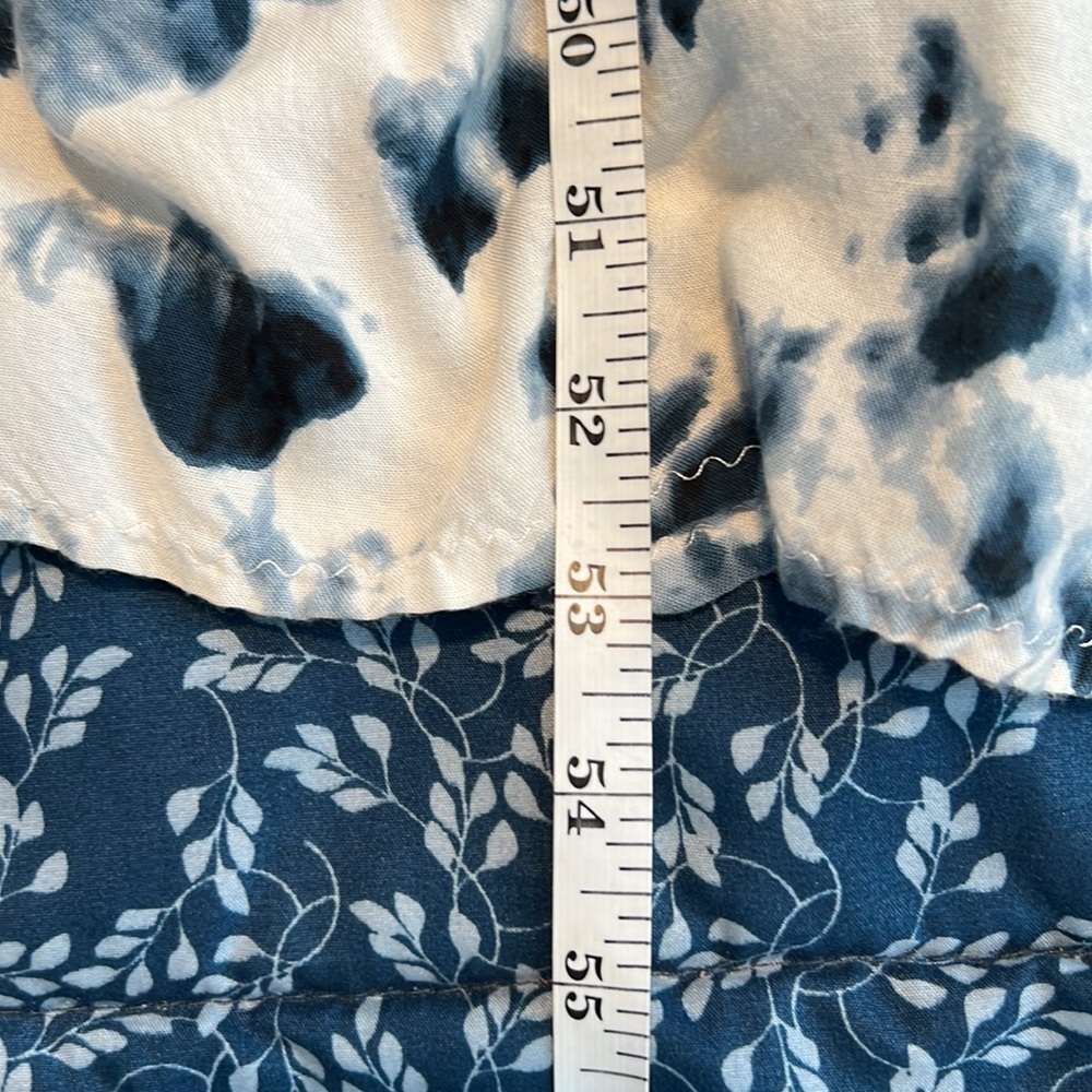 Japna,Bohemian Tie-Dye,Low V-Neck, Gorgeous,Blue Hues,Excellent Condition,Size L - Picture 10 of 10